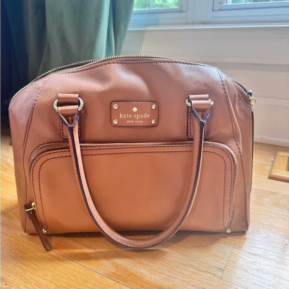 Kate Spade Cognac Baxter Street Catalina Bag